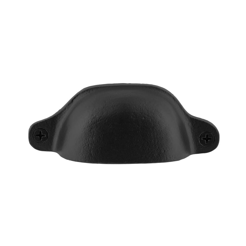 [Australia - AusPower] - Castle 3" Cabinet Cup Pull Black Iron 