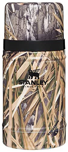 Stanley Classic Legendary Large Food Jar 24 oz | Vacuum Insulated Food Container | Wide Mouth Screw On Lid | Packable for Travel | Stainless Steel with Leakproof Lid | BPA-Free | Habitat