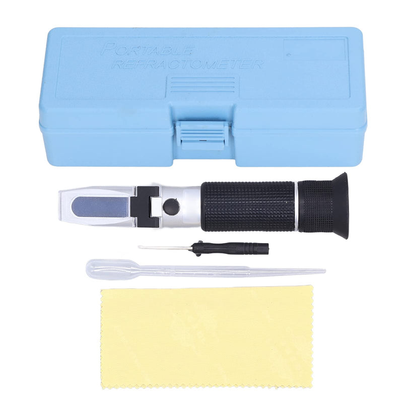 [Australia - AusPower] - Brix Refractometer, Brix Meter Refractometer with ATC, Dual Scale Refractometer Brix 0-32% & Specific Gravity 1.000-1.130, Lab Refractometer for Wine Making, Beer Brewing, Fruit, Sugar Content 
