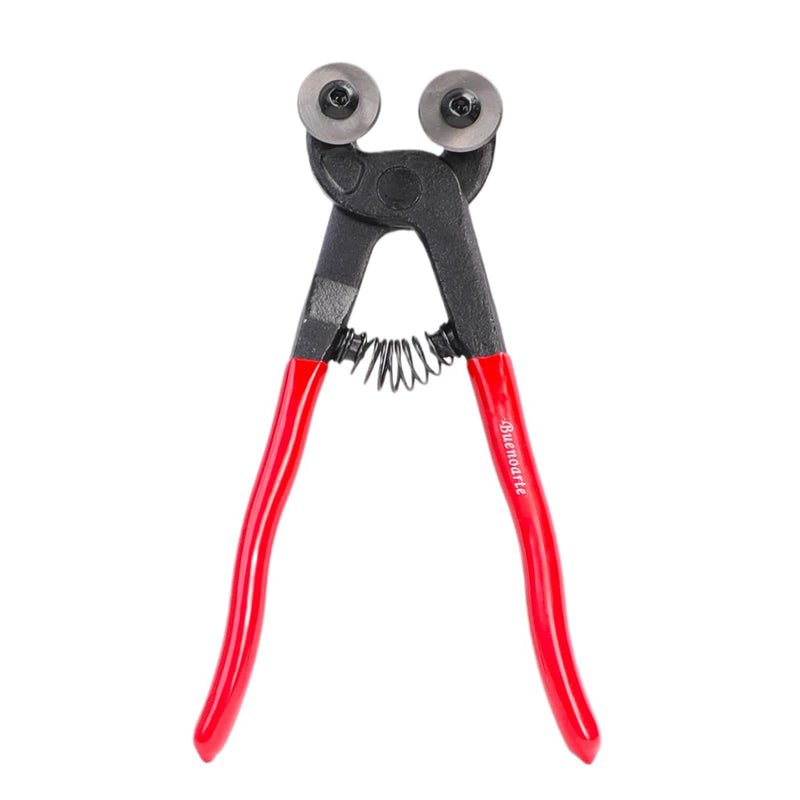 [Australia - AusPower] - Glass Tile Nippers - Heavy Duty Wheeled Glass Mosaic Nipper & Hd Ceramic Tile Nipper, Tile Cutter Pliers Soft-grip Handle - Shapping Plier, Nipper Cutting Tools (7 Inch Wheeled Glass Mosaic Nipper) 7 Inch Wheeled Glass Mosaic Nipper 