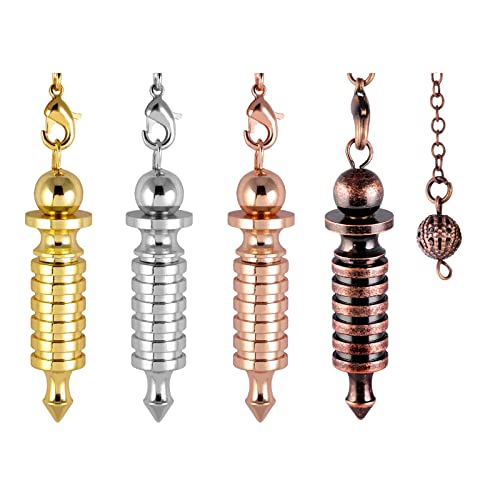 TUMBEELLUWA Isis Metal Pendulum for Divination Dowsing 2.04“