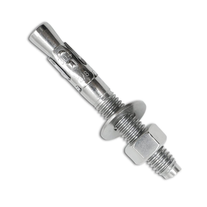 [Australia - AusPower] - 3/8" x 3" strong wedge anchor, stainless steel screws and lag bolts for cement and concrete (5 pcs) 3/8" x 3" 5 