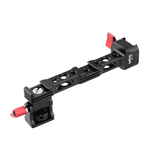 Leftfoto Camera Monitor Mount for DJI RS3-mini/RS2/RS3/RS-3pro/ RSC2 Gimbal Stabilizer Accessories,With1/4 & 3/8 Threads, Cold Shoe and Rotatable