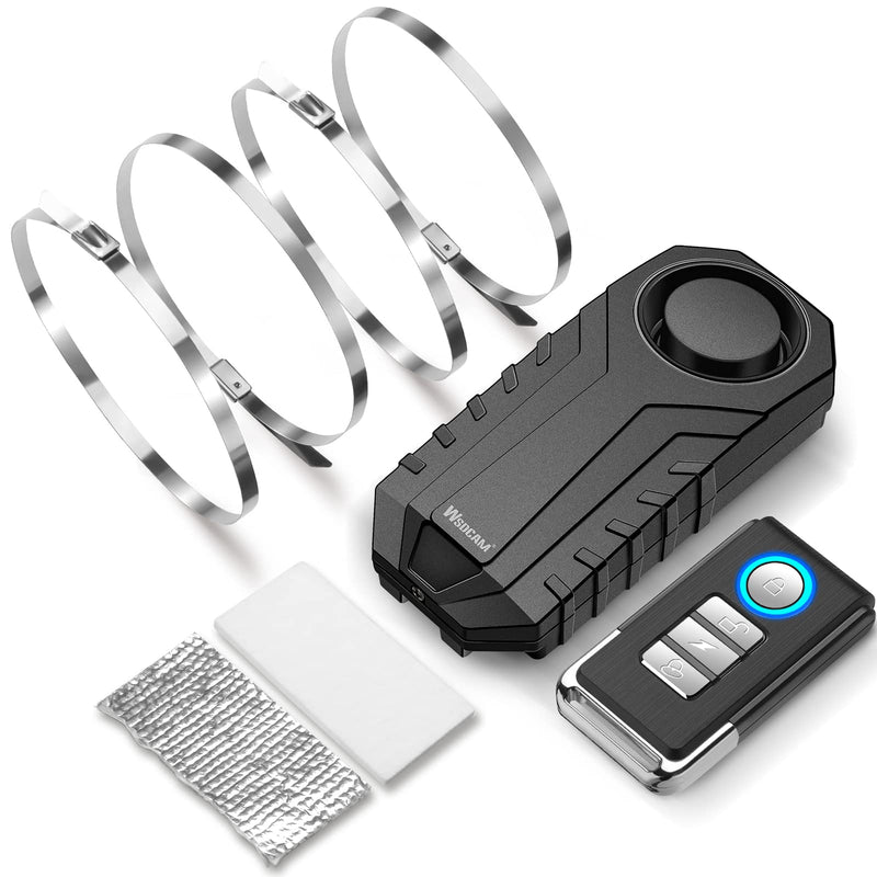 [Australia - AusPower] - WSDCAM Catalytic Converter Anti Theft Device 113dB Loud Catalytic Converter Alarm with Remote Catalytic Converter Anti Theft Alarm Vehicle Security Alarm System Motion Vibration Alarm for Car Black 