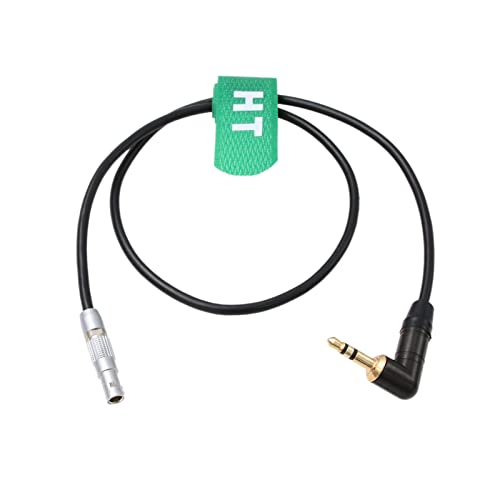 Audio Cable for ARRI Alexa Mini/RED V-Raptor/Z CAM E2 Camera, 3.5mm 1/8'' TRS to 00B 5 Pin (60 cm, S 5pin-R 3.5mm) 60 cm