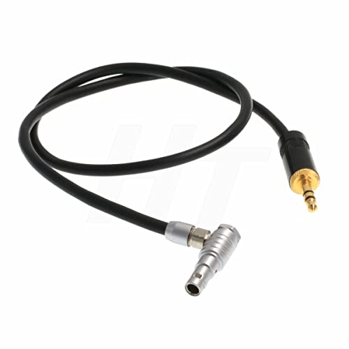 Audio Cable for ARRI Alexa Mini/RED V-Raptor/Z CAM E2 Camera, 3.5mm 1/8'' TRS to 00B 5 Pin (60 cm, R 5pin-S 3.5mm) 60 cm