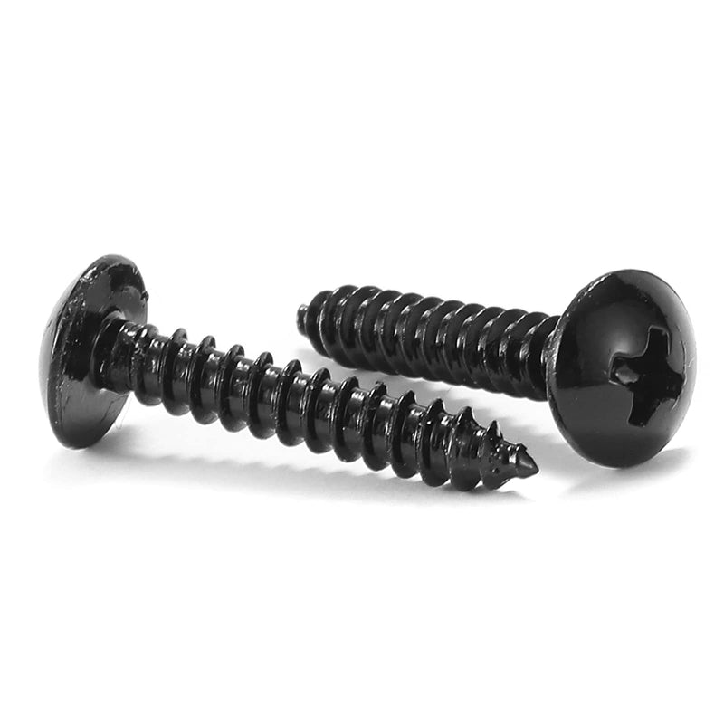 [Australia - AusPower] - #8 x 3/4" Wood Screw 100Pcs Truss Head Phillips 18-8 (304) Stainless Steel Fast Self Tapping Screws Black Oxide by SG TZH #8 x 3/4" 