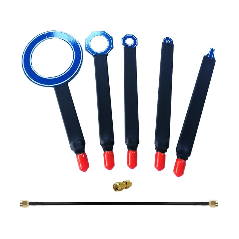 [Australia - AusPower] - 2024 Upgraded Two Sides Near Field Probe Magnetic Field Antenna PCB Locate & Identify Interference Source Radiation Magnetic SMA Female Interface 