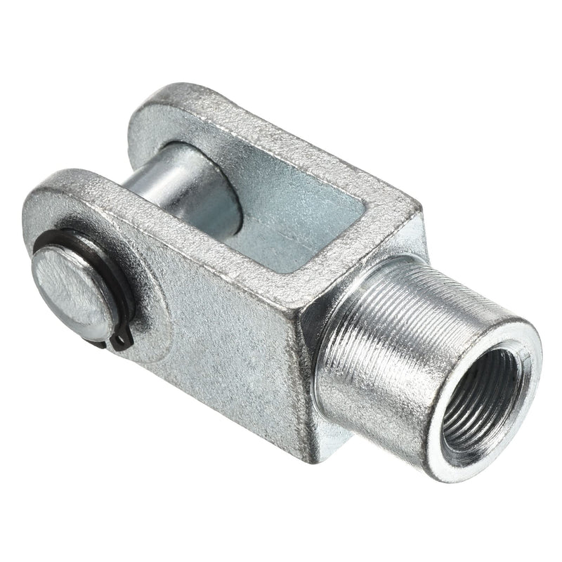 [Australia - AusPower] - PATIKIL M20x1.5 Air Cylinder Rod Clevis End, 1 Pack Female Thread Y Connector 94mm Length for Air Cylinder Foot Mounting Work, Silver 