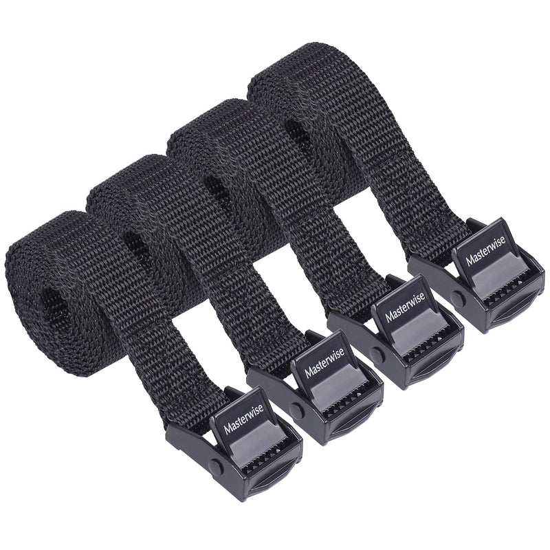 [Australia - AusPower] - Lashing Strap with Cam Buckles, Cinch Strap with Adjustable Buckle Tie Down Straps for Securing (3' x 0.75") 3' x 0.75" 