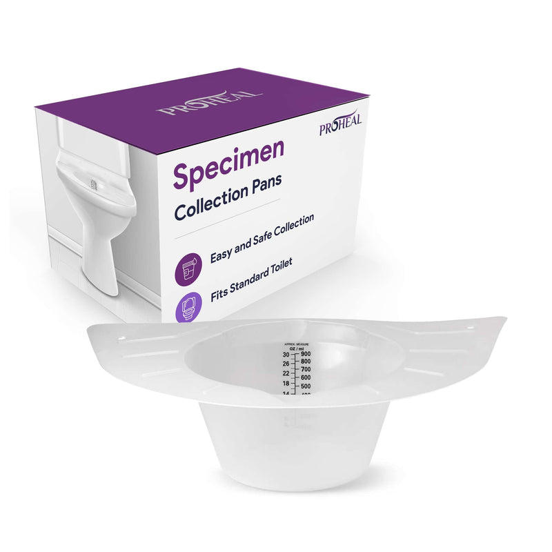[Australia - AusPower] - Urine Hats for Toilet - Reinforced Ribbing Stool Sample Collection Kit - Standard Fit Urine Collection Hat for Toilet - Specimen Collector Urine with Durable Materials - 2 Pack 