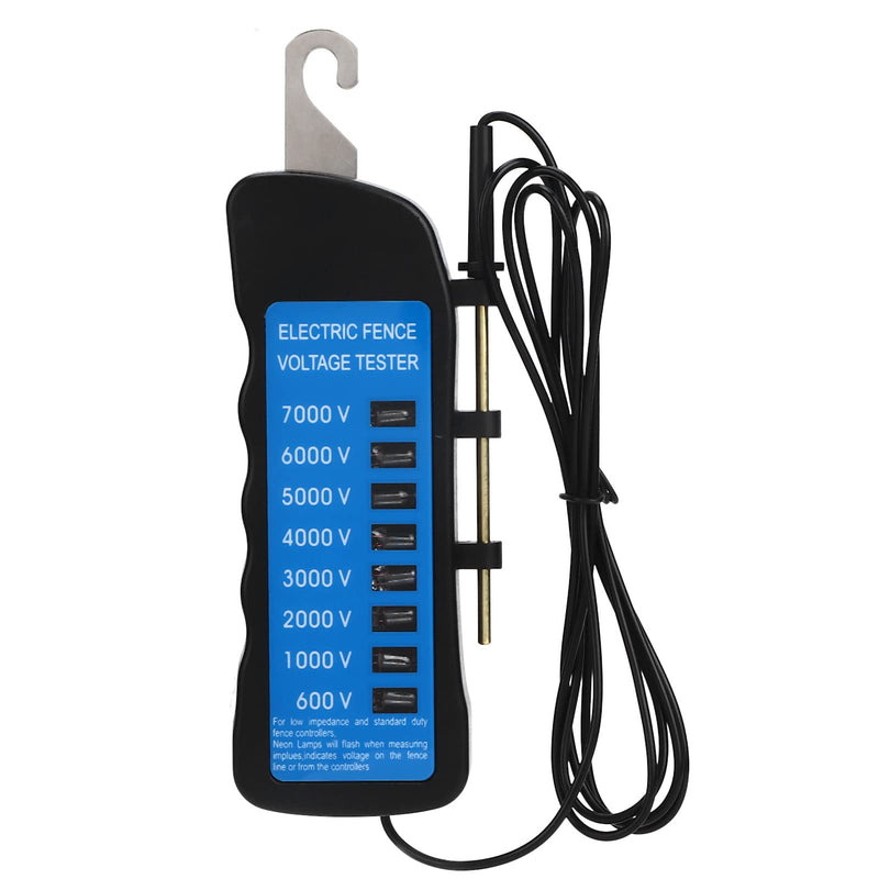 [Australia - AusPower] - Voltage Meter, Multi Light, Electric Fence Tester, Voltage Detection Portable, for Agricultural Supply Fencing, ABS, 7000V 