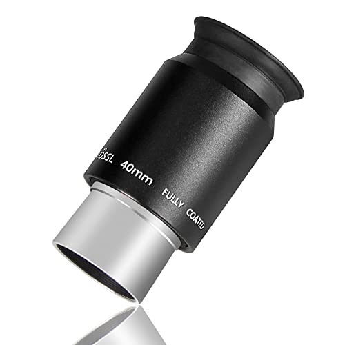 CelticBird Telescope 1.25'' Super Plossl Eyepiece 40mm 4-Element Plossl Design Threaded for Standard 1.25inch Astronomy Filters PL40mm