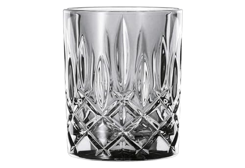 Spiegelau & Nachtmann 104245 2-Piece Whisky Tumbler Set, Black Whisky Glasses, Crystal Glass, 295 ml, Smoke, Noblesse Vintage 10 Ounces Elegant