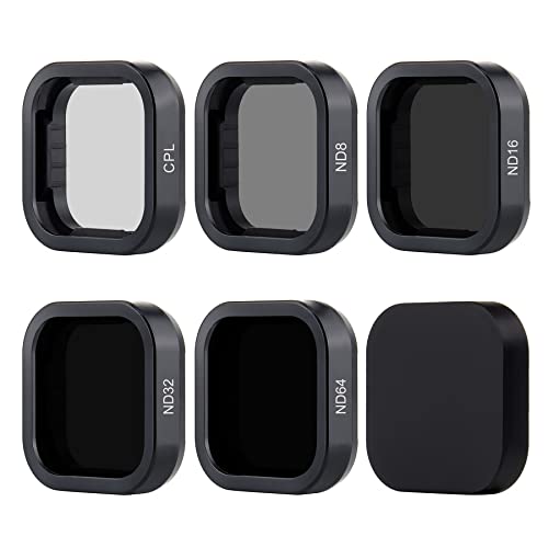 ND Filter for GoPro Hero 12/11/10/9 Black/Hero 11 Black Mini 5-Pack Filter for Hero 9 10 11 12