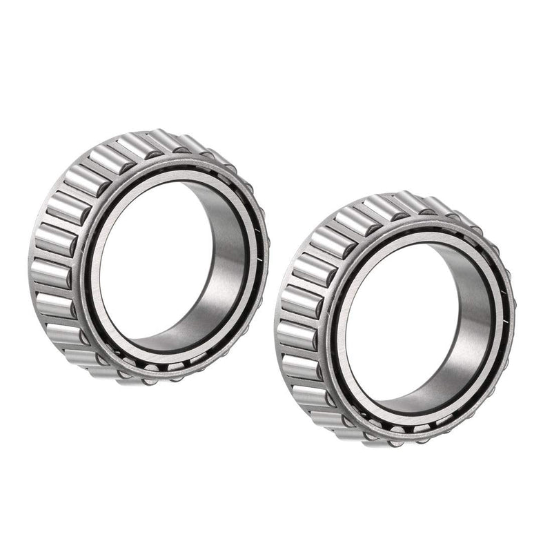 [Australia - AusPower] - uxcell L68149 Tapered Roller Bearing Single Cone 1.3775" Bore 0.66" Width 2pcs 1.38" x 0.66" 2 