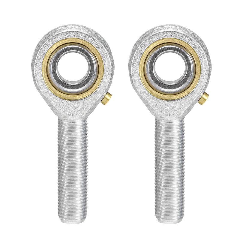 [Australia - AusPower] - uxcell POSB6 Rod End Bearings 3/8-inch Bore Pre-lubricated Bearings 3/8-24 Male Thread Left Hand 2pcs 3/8" 
