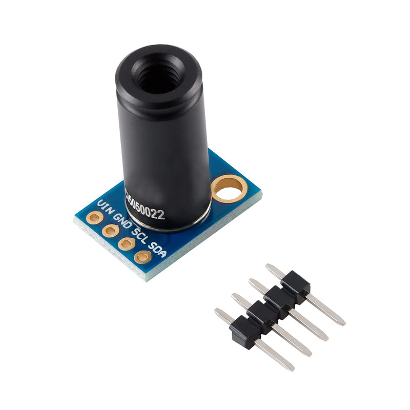 [Australia - AusPower] - MLX90614ESF-DCI Non-Contact Infrared Temperature Sensor Module High Precision Infrared Temperature Sensor Module Long Distance 50cm Serial Port IIC Suitable for Arduino/DIY (GY-906-DCI) 