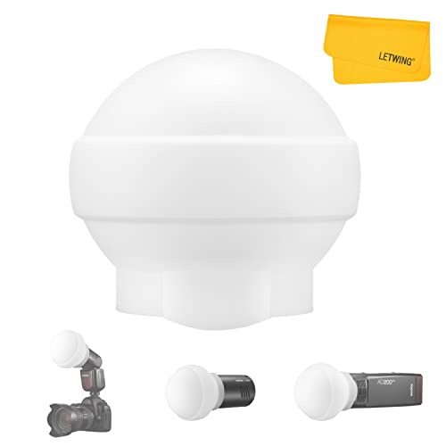 Godox AK-R22 Diffusion Dome, for Godox V1 V1Pro V100 Round Head Flash