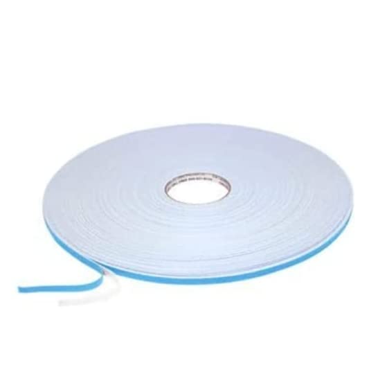 [Australia - AusPower] - Double Sided Foam Tape PE, Glazing Tape - Size 3/8 x 1/16 x 164 feet (50 m) - 1 Unit, White 