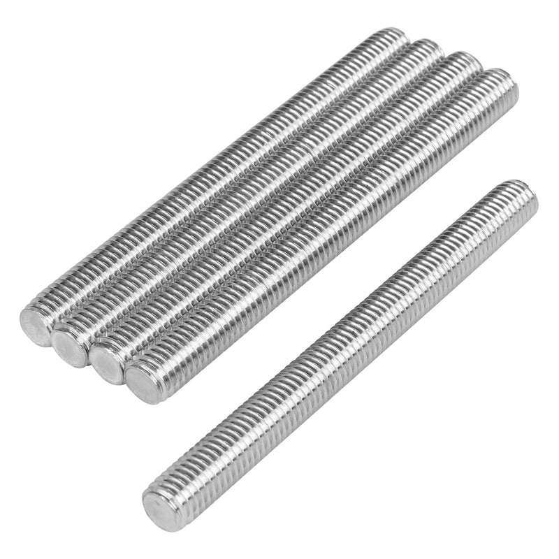 [Australia - AusPower] - M10 x 150 mm 1.5mm Pitch 304 Stainless Steel Fully Threaded Rods Fasteners Pack of 5 