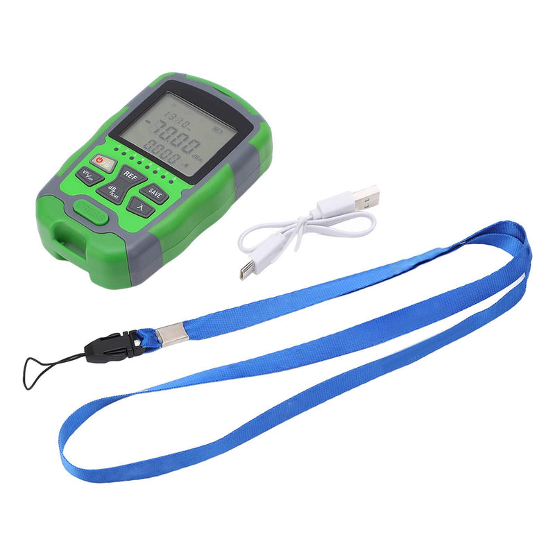 [Australia - AusPower] - Optical Fiber Power Meter Rechargeable Optic Cable Tester MC70 for 850nm 980nm 1270nm 1300nm 1310nm 1490nm 1550nm 1577nm 1625nm 1650nm(50mW) 