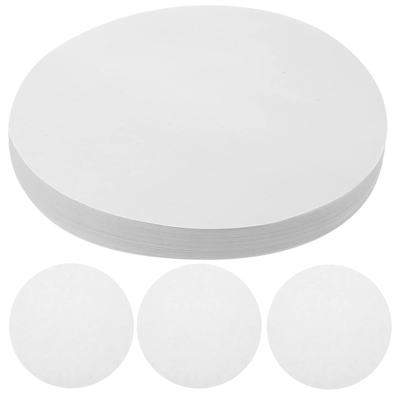 [Australia - AusPower] - Hemobllo Qualitative Filter Paper, 18cm Round Lab Filter Paper Medium Flow Chemical Analysis Testing Funnel Filter Paper (100 PCS) 