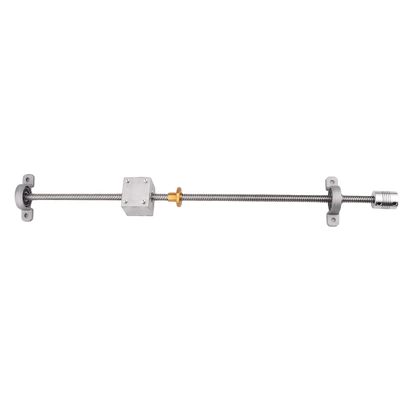 [Australia - AusPower] - 150mm/5.9inch T8 Lead Screw Nut Set, 8mm Diameter Lead Screw+KP08 Pillow Bearing Block+Coupler for 3D Printer,CNC and DIY (150mm, Set) 150mm 