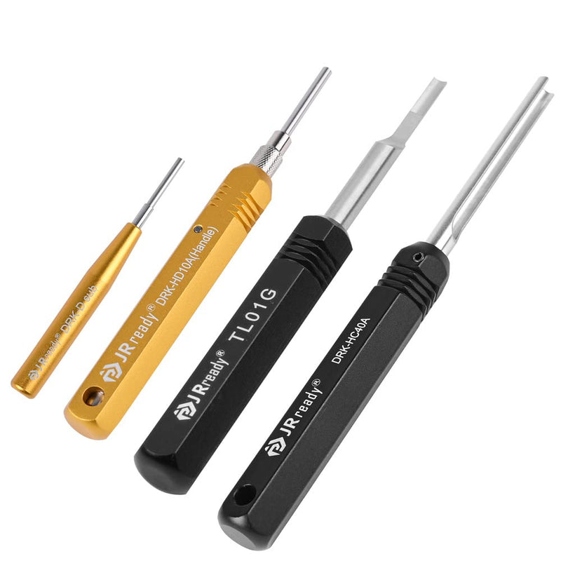 JRready ST5227 Extractor Tools KIT Solid Contact Extraction Tools Removal TE/AMP/HARTING D SUB series HAN series Heavy Duty Connector Terminals 1.Harting series Tube removal tool KIT