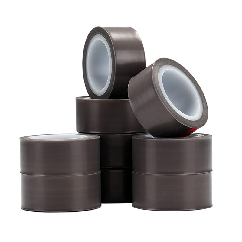 [Australia - AusPower] - PTFE Tape, PTFE Film Tape Sheets with Single Side Silicone Adhesive, High Temperature Tape, 36 Yards (1 roll) 0.08mm T*1in W*36yards L 