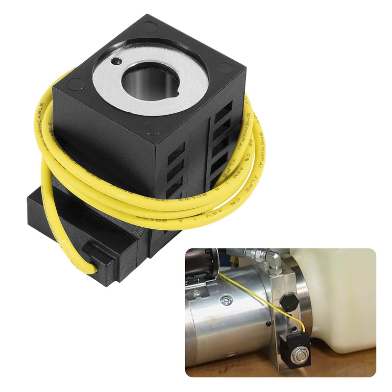 [Australia - AusPower] - 10226-08 Solenoid Coil, Single Lead Wire, 10v DC 25W, for Valve Stem Series 08 80 88 98, for Hydraulic Power Unit Lift Dump 