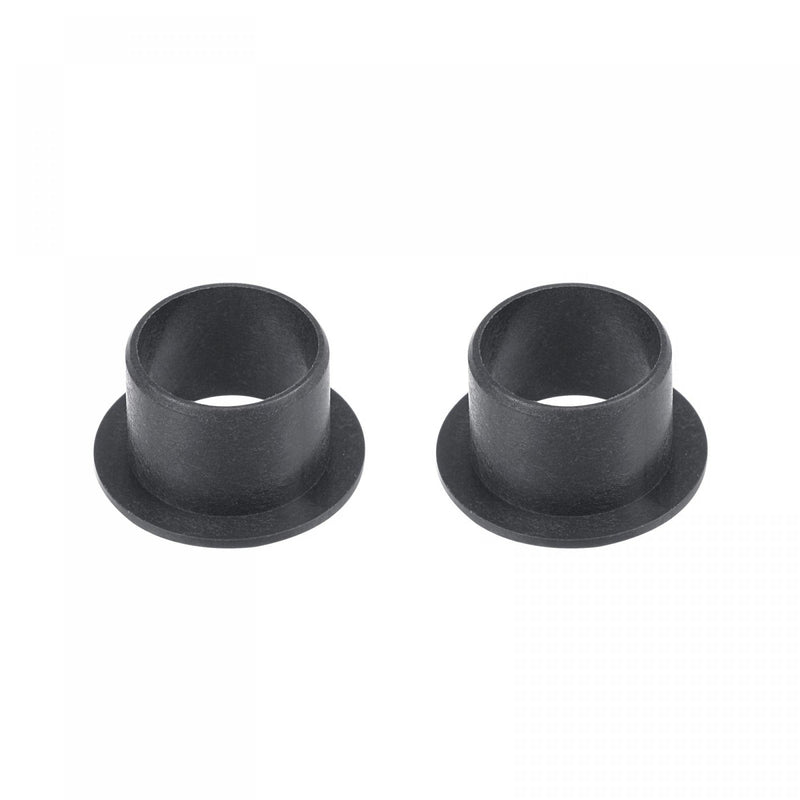 [Australia - AusPower] - uxcell Flanged Sleeve Bearings 14mm Bore 16mm OD 12mm Length POM Wrapped Oilless Bushings Black 2pcs 14x16x12mm 