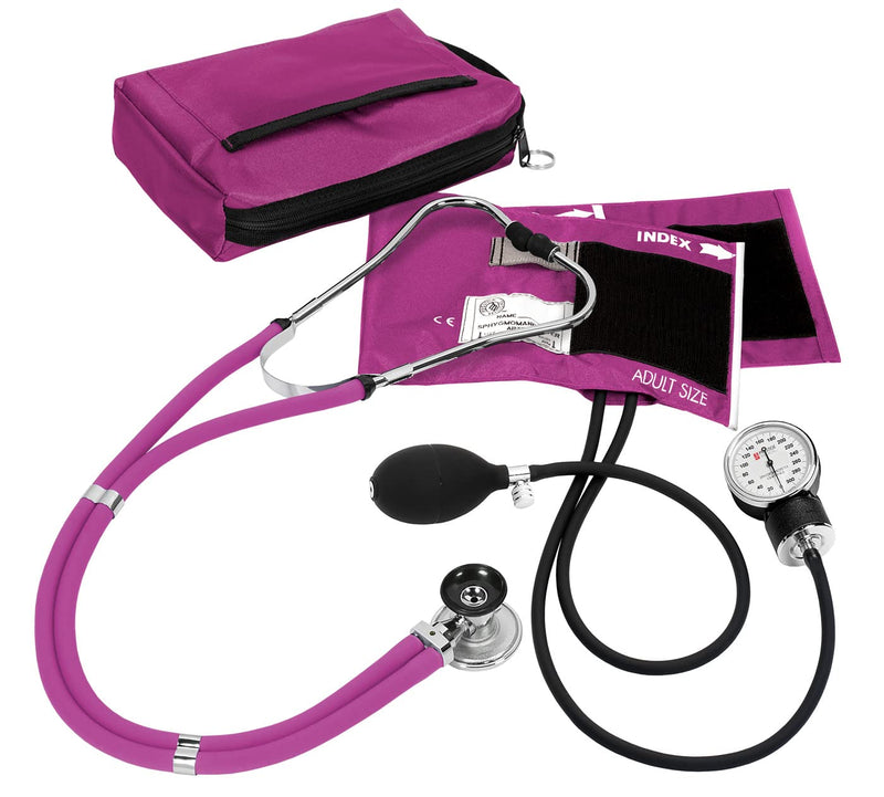 [Australia - AusPower] - Prestige Medical Aneroid Sphygmomanometer/Sprague-Rappaport Kit, Orchid 
