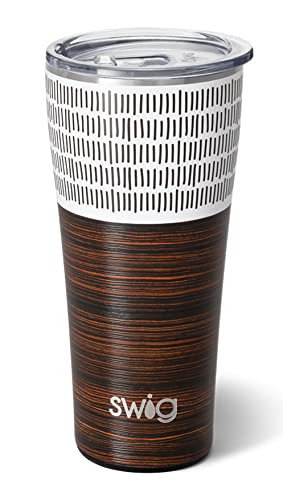 Swig Life 32oz Insulated Tumbler, Travel Coffee Tumbler with Lid, Cup Holder Friendly Travel Coffee Mug, Stainless Steel with Lid (Artisan)
