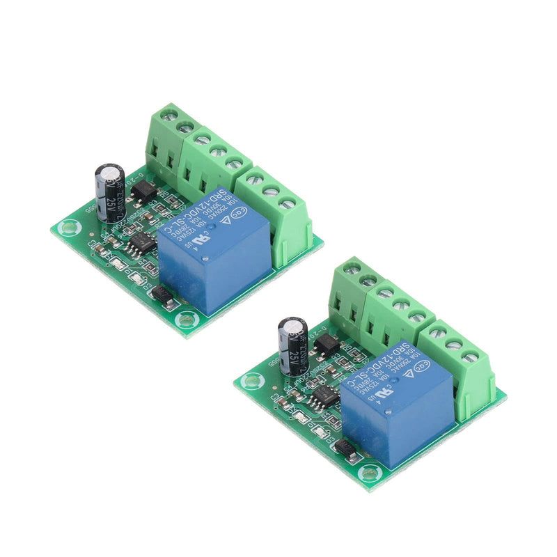 [Australia - AusPower] - 2Pcs Water Level Controller Module Liquid Level Detection Sensor Module Water Control Relay Switch Module for Automation Detection Pump Tank (12V) 12V 