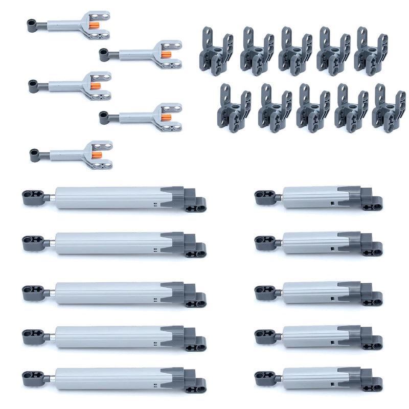 [Australia - AusPower] - 5 Set Technical Linear Actuator Axle and Pin Connector Block compatiable with Technic Parts 