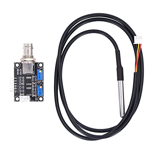 [Australia - AusPower] - Garosa PH 0‑14 Value Detect Sensor Module Electrode Probe PH Value Sensor Module Digital Probe Monitor Kit for Aquariums Hydroponics Laboratories Stick Electrodes 