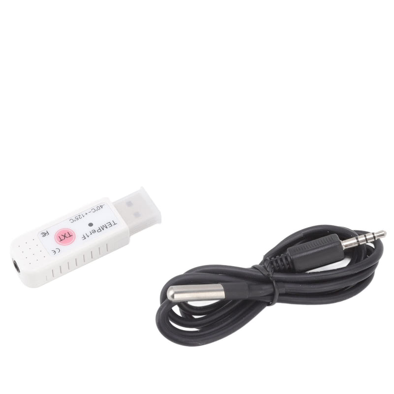 [Australia - AusPower] - TEMPer1F Computer Thermometer, Real Time Temperature Sensor Logger, Ambient Temperature Monitoring Data Recorder,Upper Lower Limit Temperature Alarm,for 
