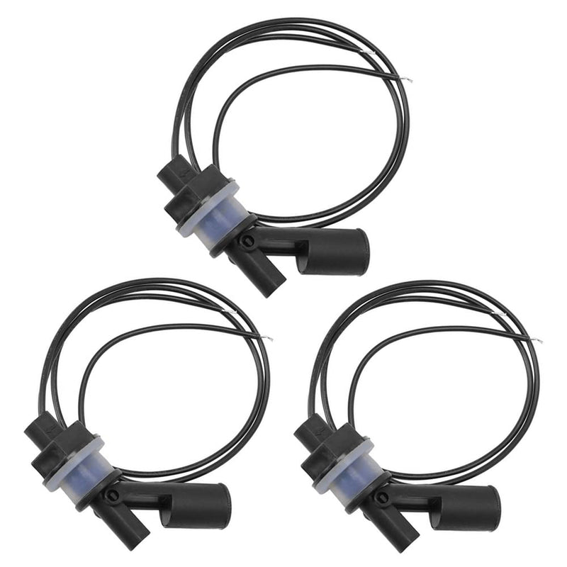 [Australia - AusPower] - 3 pc Water Level Sensor Horizontal PP Side Mount Float Switch for Tank Pool Arduino 