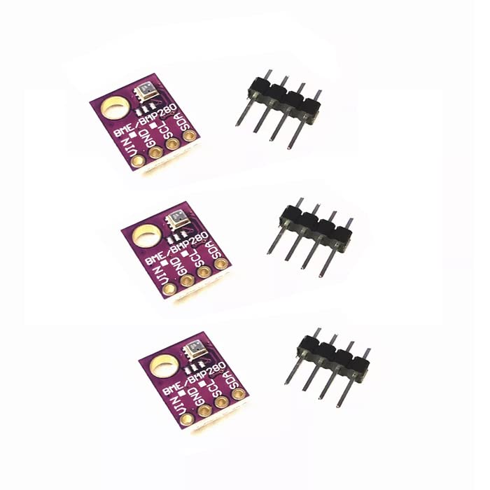 [Australia - AusPower] - Teyleten Robot BME280 5V Digital Temperature Humidity Sensor Atmospheric Barometric Pressure Sensor Board IIC I2C for Arduino 3pcs 