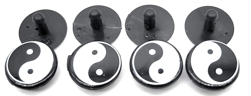 [Australia - AusPower] - YIN YANG REPLACEMENT RIVETS USA TX, BLACK 