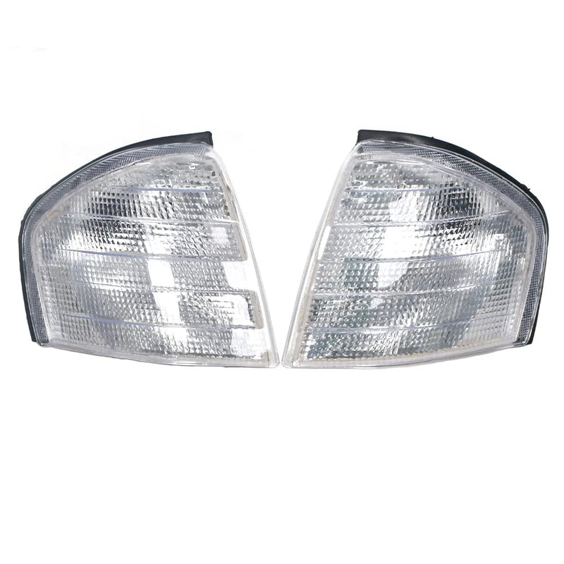 For Mercedes Benz C Class C220 1994-2000 Turn Signal Light Front Corner Fog Lights Lamp Left Right Pair