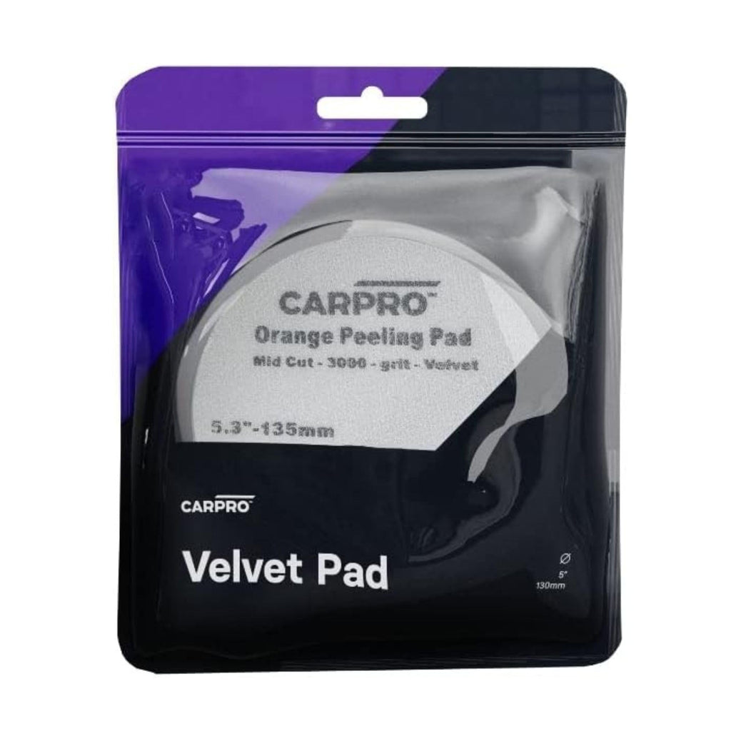 [Australia - AusPower] - CARPRO Velvet Orange Peel Removal Pad (V2) - Upper Paint Layer Clear Coat â€“ 5 1/4" (Pack of 1) 