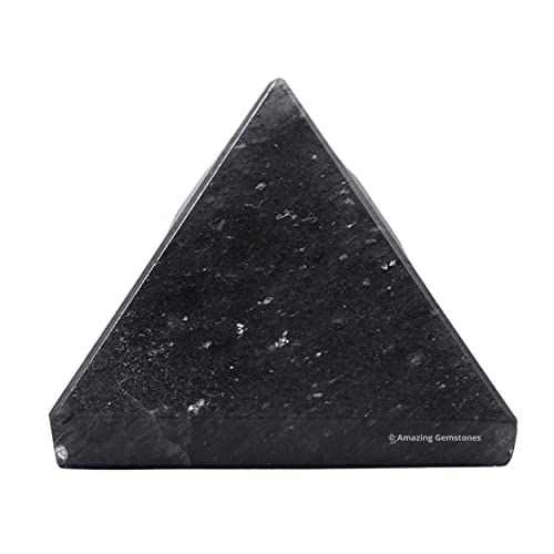 Amazing Gemstone Blue Aventurine Pyramid Crystal Healing Stones - 1" Great Pyramid Figurine of Natural Stone Pyramid for Meditation, Reiki, Chakra Balancing and Crystal Pyramids Grid