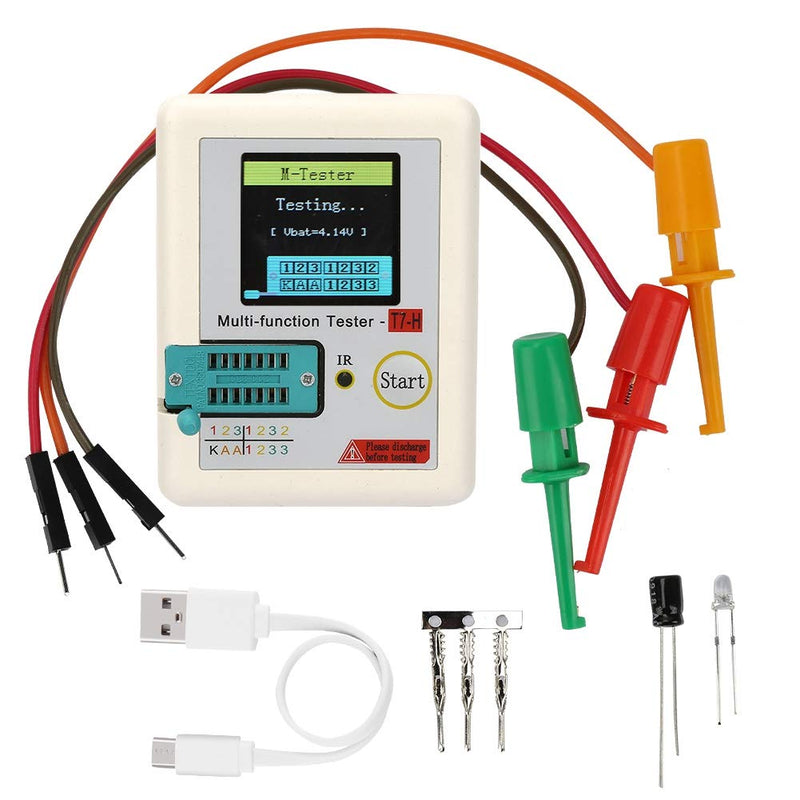 [Australia - AusPower] - Transistor Tester - Multifunction Test for TFT Transistor, Diode, Triode with TFT Graphic Display 