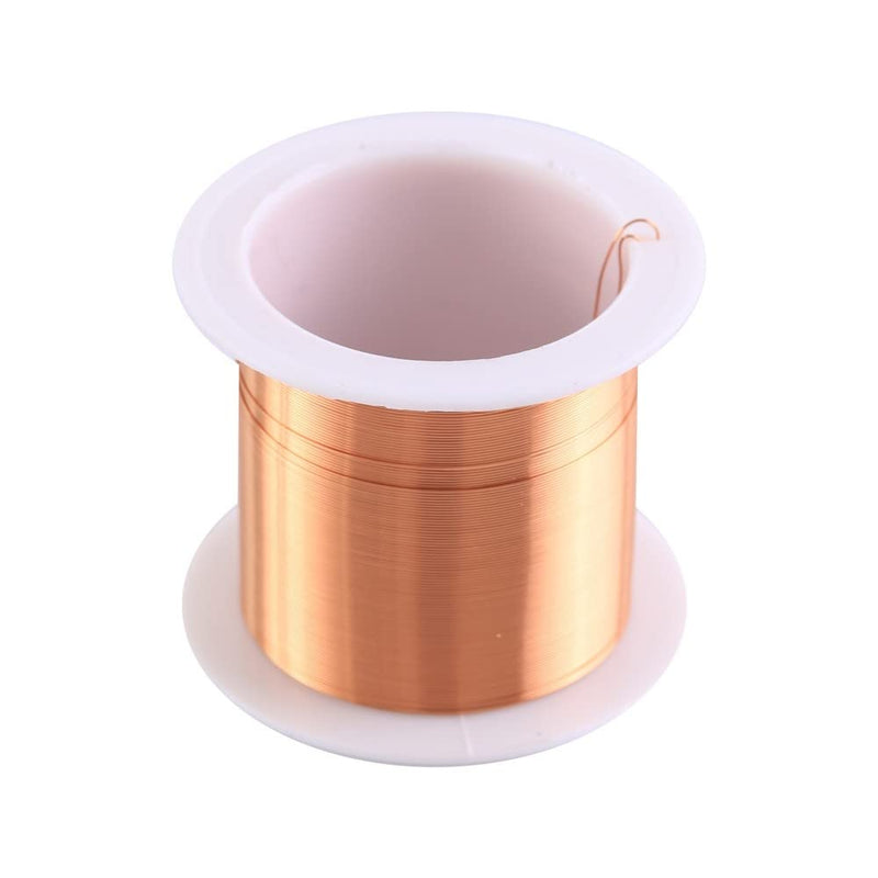 [Australia - AusPower] - 0.3mm/20m Enameled Copper Wire, Magnet Wire High Temperature Resistance Copper Wire for Generator Motor 