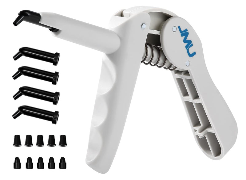 [Australia - AusPower] - JMU Dental Composite Gun Dispenser Applicator Autoclavable, Comes with 5 Unidose Copsules Cartridge Tips, Plastic Caps 