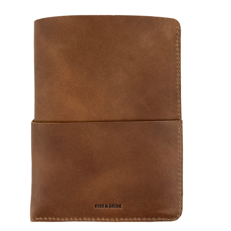 Hide & Drink, Rustic Multi-Tool Pocket Pouch Handmade from Full Grain Leather, Classic Multipurpose Bag, Compact Organizer, Camping Accessories - (Single Malt Mahogany) Single Malt Mahogany