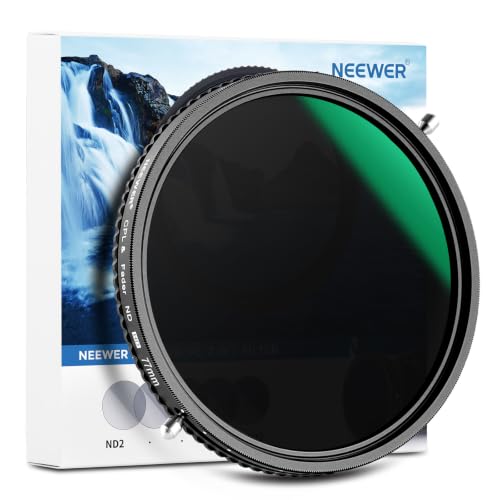 NEEWER 2 in 1 77mm Variable ND Filter ND2-D32&CPL Circular Polarizer Filter