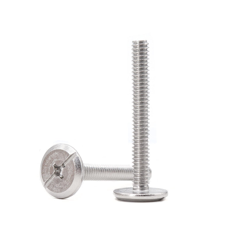 [Australia - AusPower] - 25pcs 1/4-20 x 2" Sidewalk Bolts, Hurricane Bolts, 304 Stainless Steel, Plain Finish 2" 25pcs 